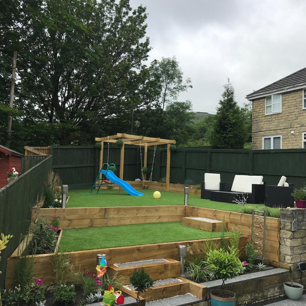 Sloping Garden Transformation