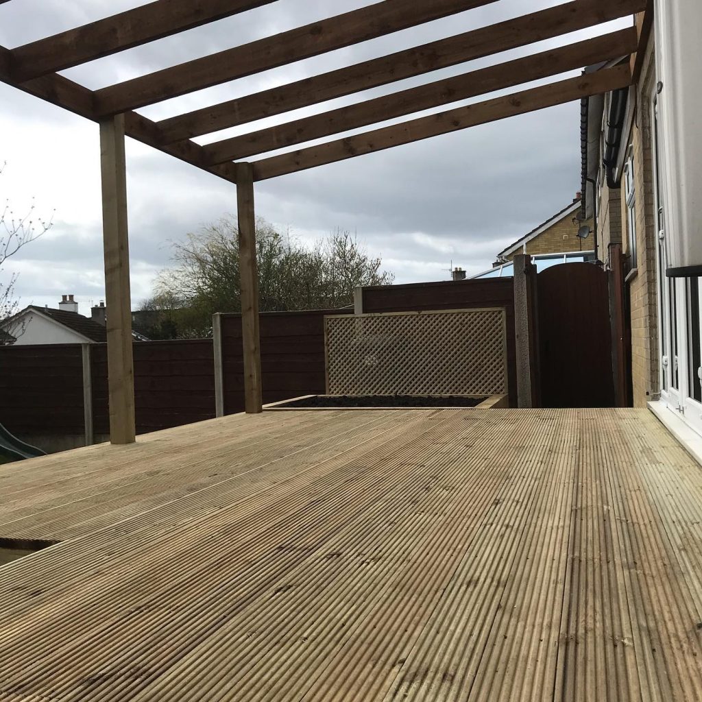 Pergola and Raised Decking