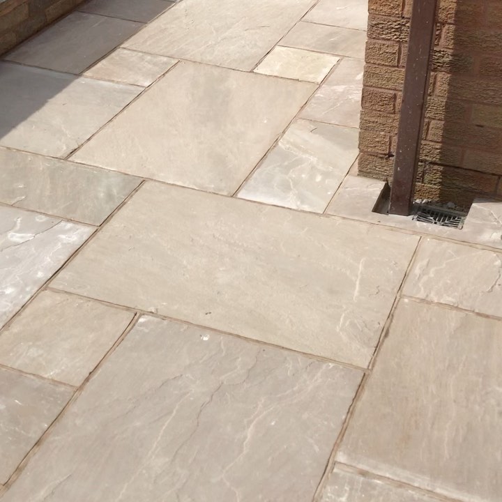 Indian Stone Patio and Garden Walls