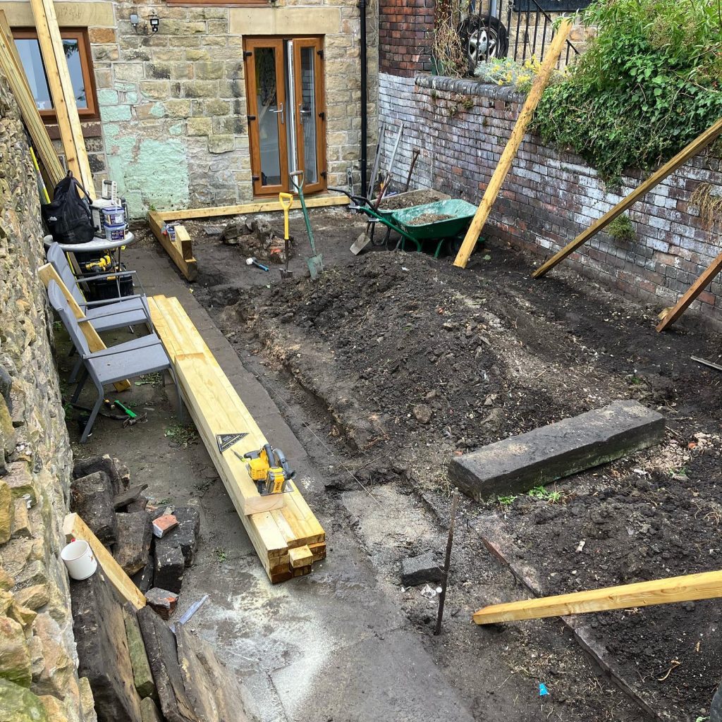 Decked Seating Area