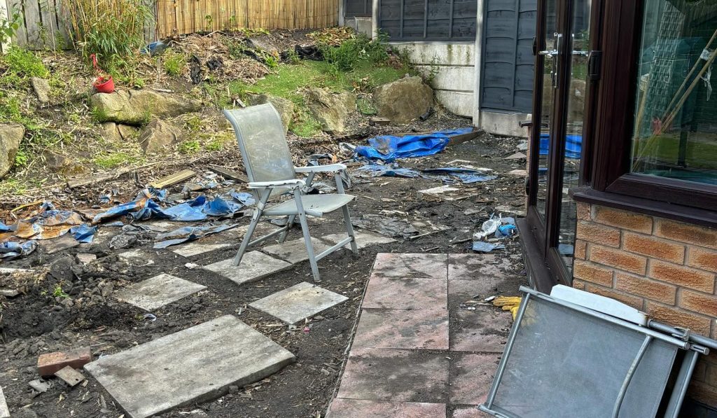 Porcelain Patio and Composite Decking in Stalybridge