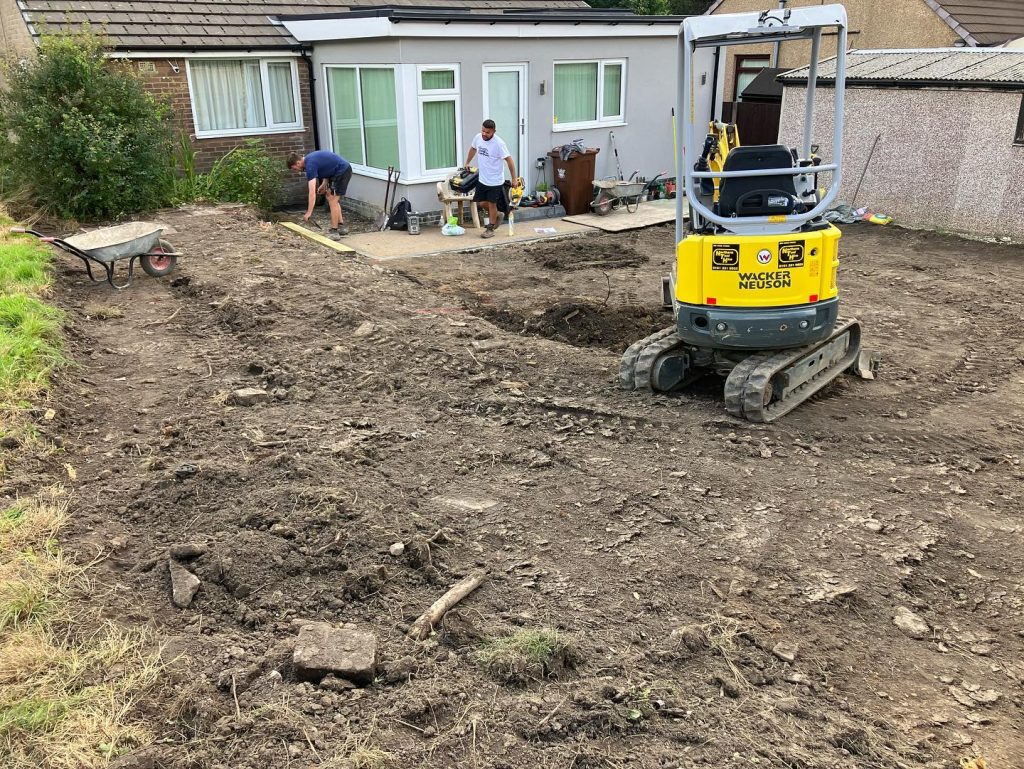 Wildlife Pond and Landscaping in Glossop