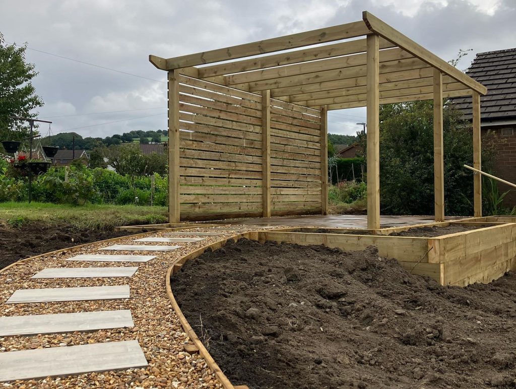 Wildlife Pond and Landscaping in Glossop