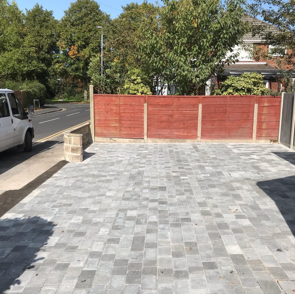 Pennant Grey Block-Paved Driveway