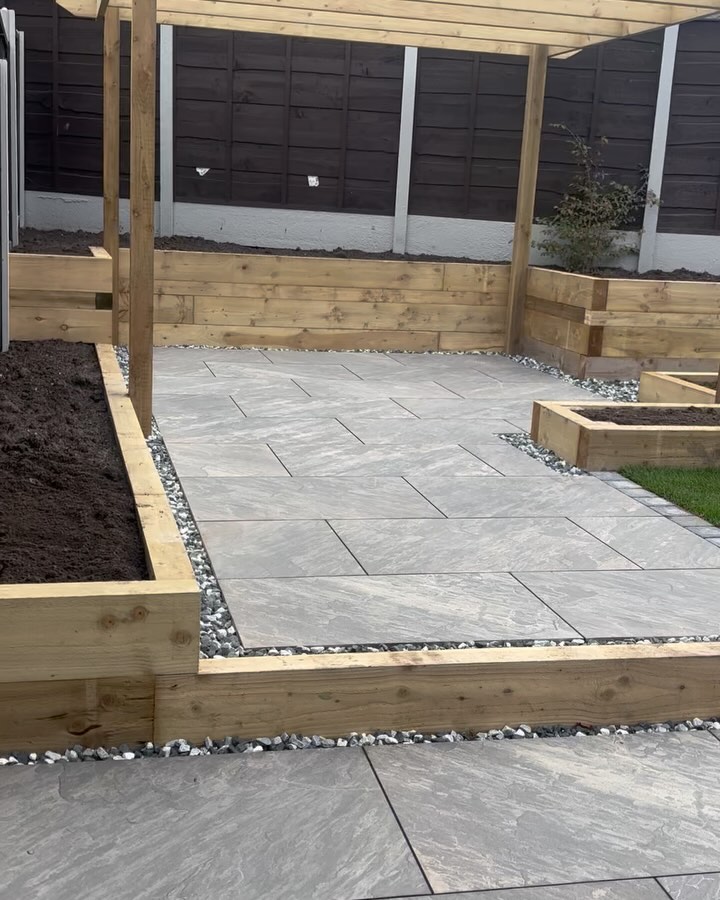 Patio, Lawn and Planters