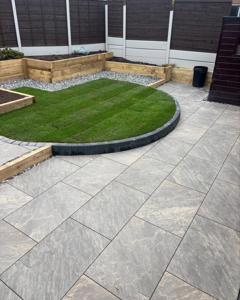 Patio, Lawn and Planters