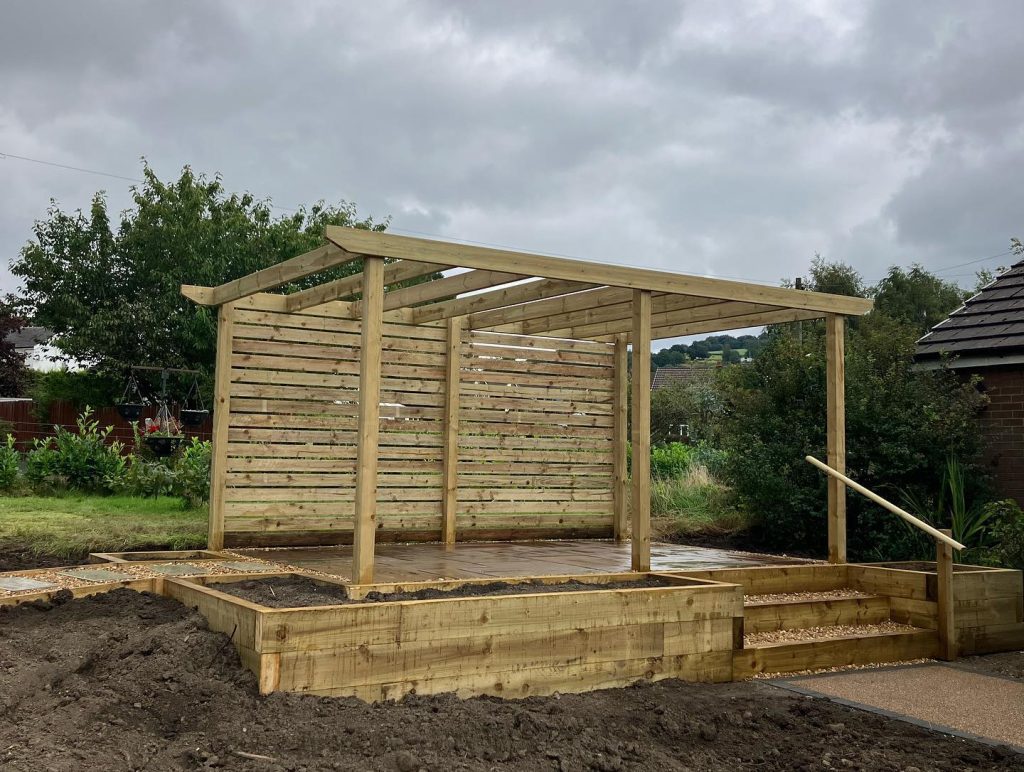 Wildlife Pond and Landscaping in Glossop