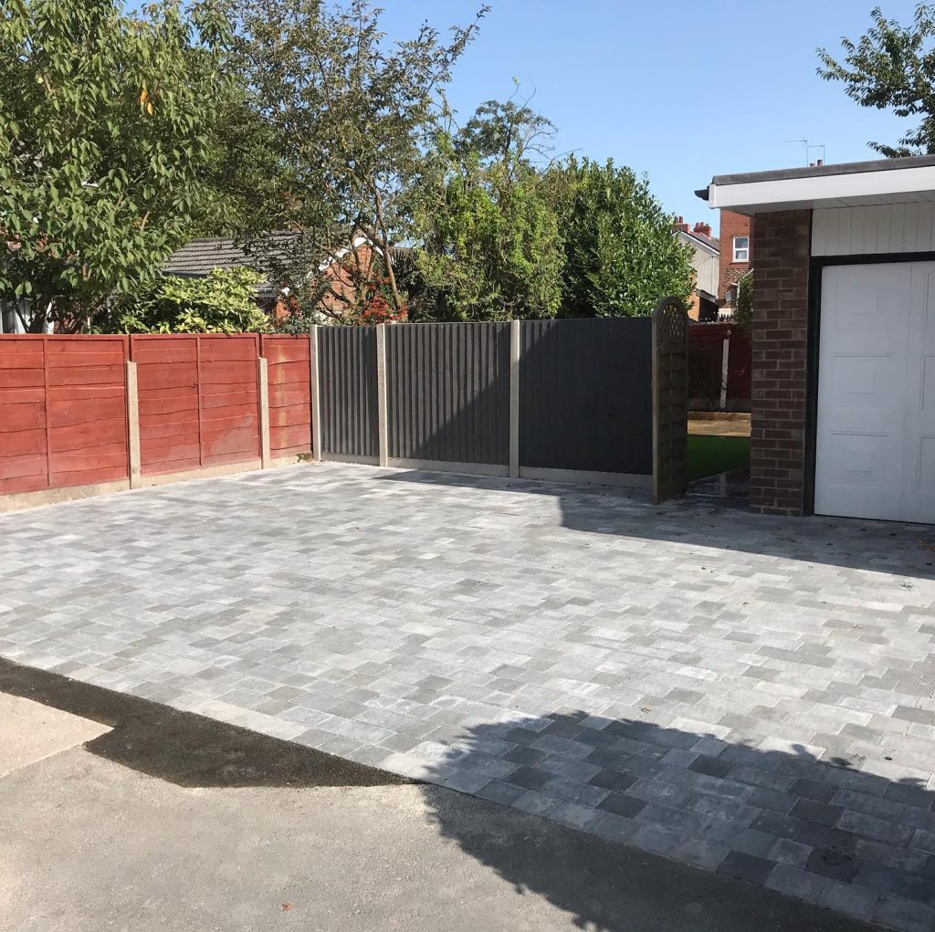 Pennant Grey Block-Paved Driveway
