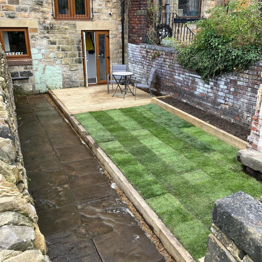 Decked Seating Area